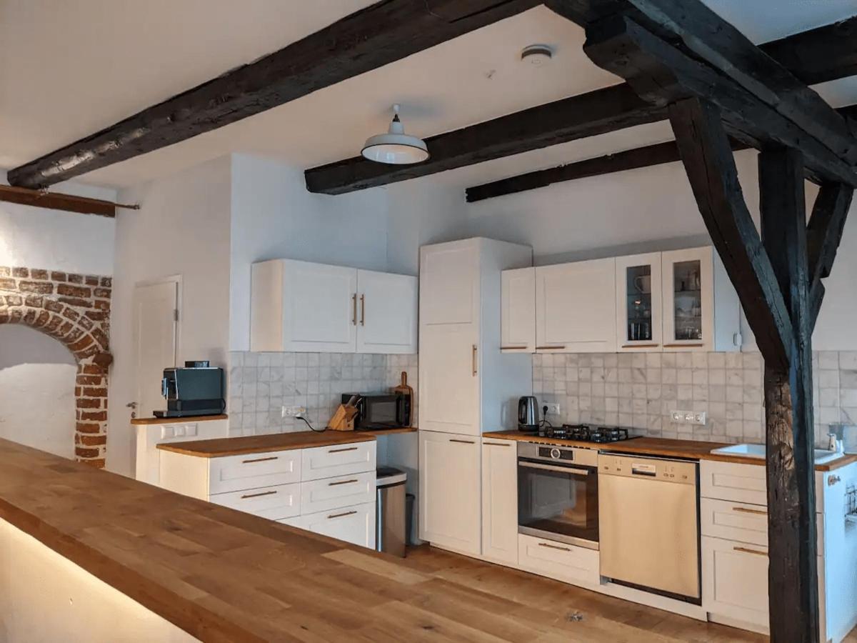 Ferienwohnung BacksteinFlair - LüneMitte Lüneburg Exterior foto